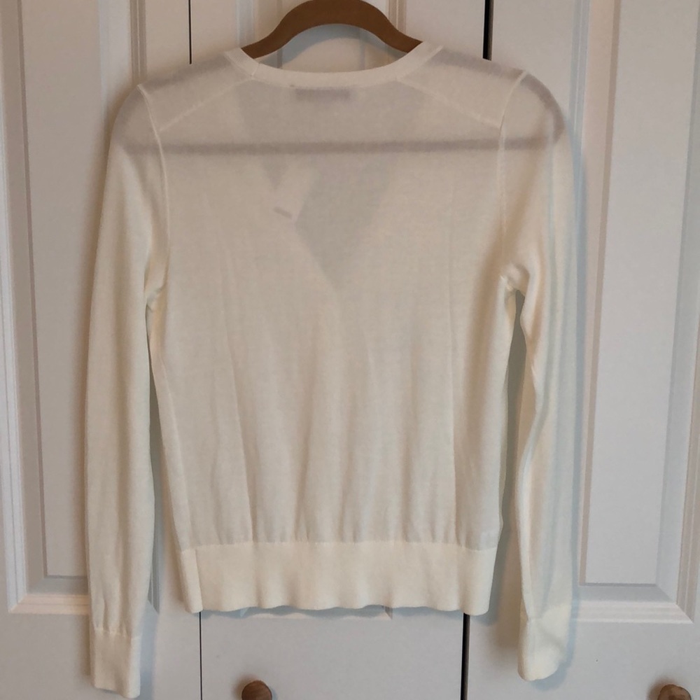 Loft off white cardigan. Size S. - Picture 3 of 3